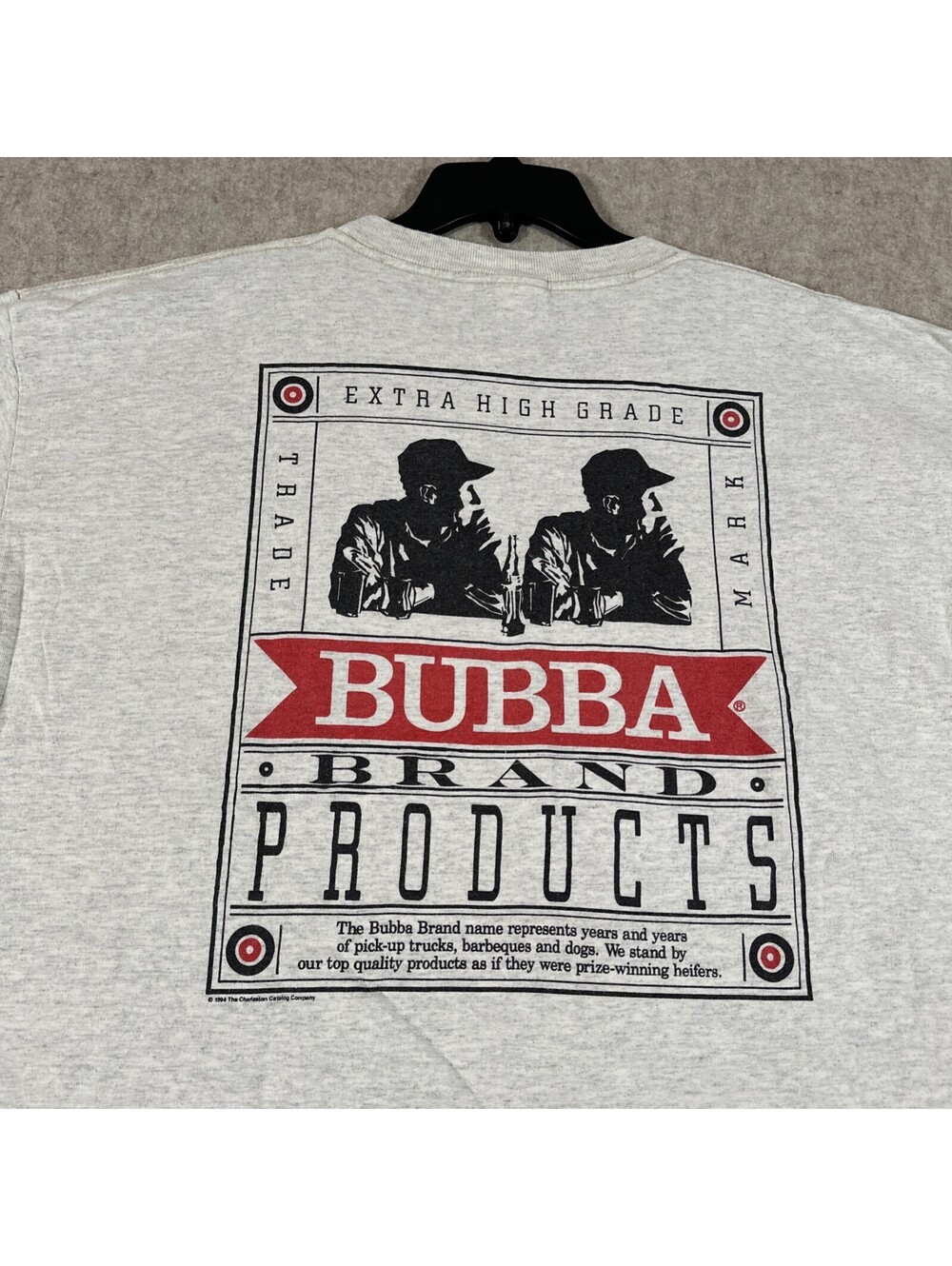Vintage 90s Bubba Brand T-Shirt 3XL? Prized Meat Bbq Dogs Single Stitch